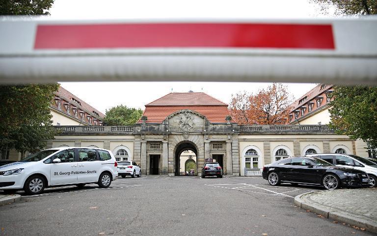 entrée de la clinique st george à leipzig