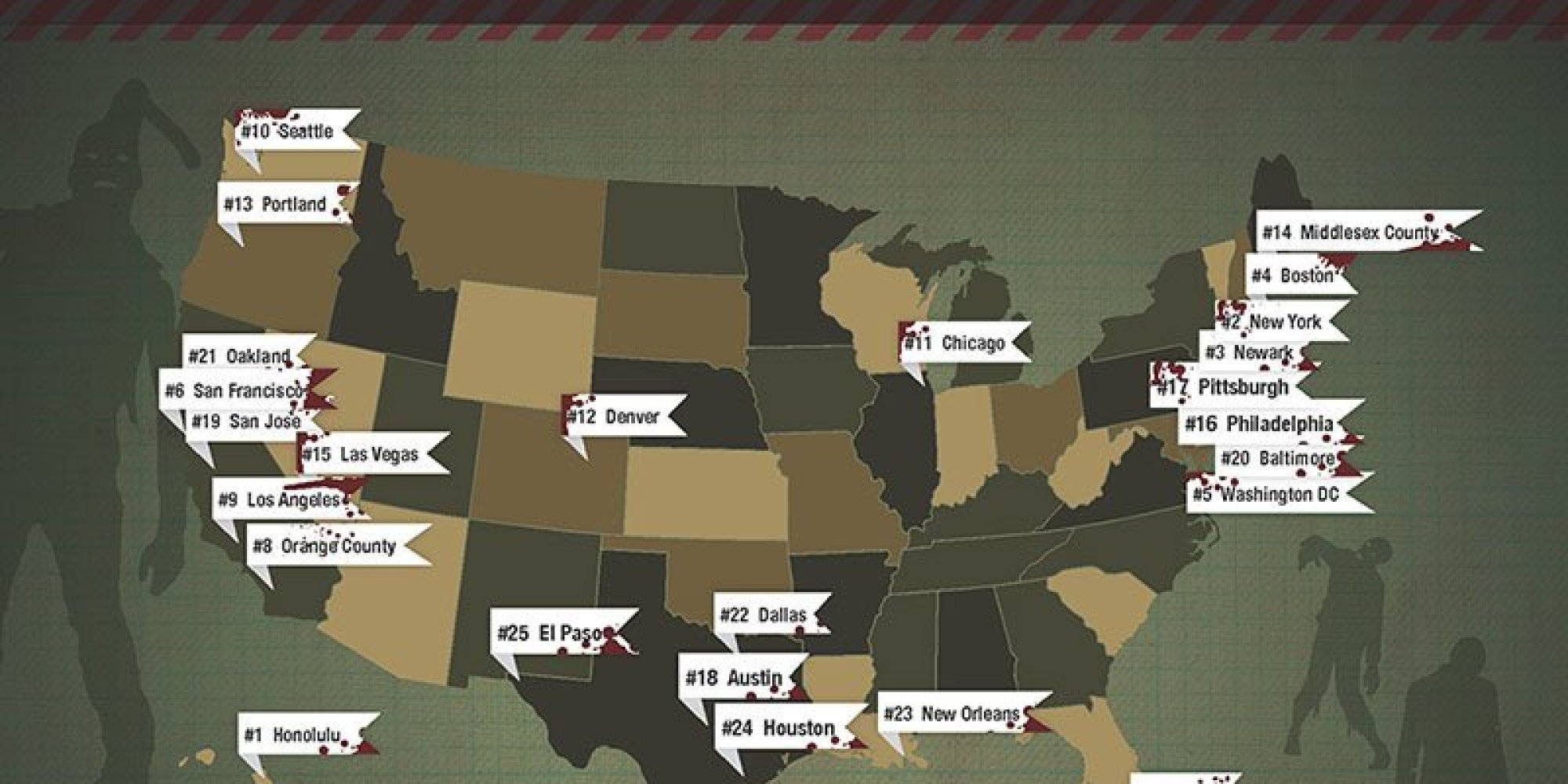 The Worst Places To Seek Refuge During The Zombie Apocalypse | HuffPost