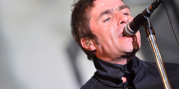 Liam Gallagher and his band Beady Eye perform, on Thursday, June 20, 2013 in London, England. (Photo by Mark Allan/Invision/AP Images)