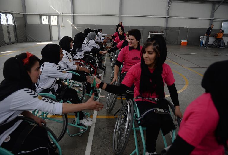 équipe de basket en fauteuil roulant de kaboul