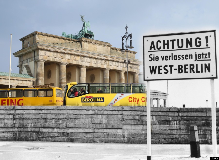 Berlin Wall 25th Anniversary 25 Stunning Images Show City Before And After HuffPost UK