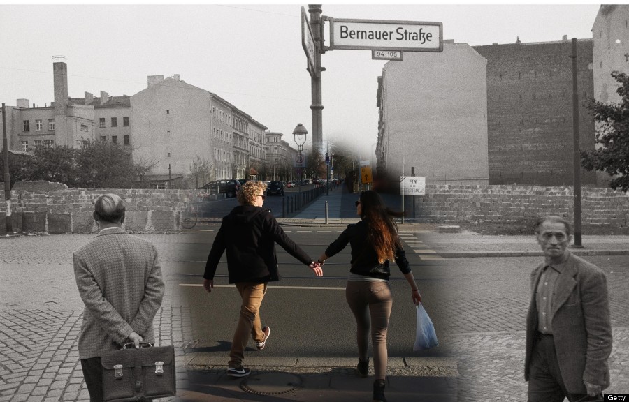 Berlin Wall 25th Anniversary: 25 Stunning Images Show City Before And After