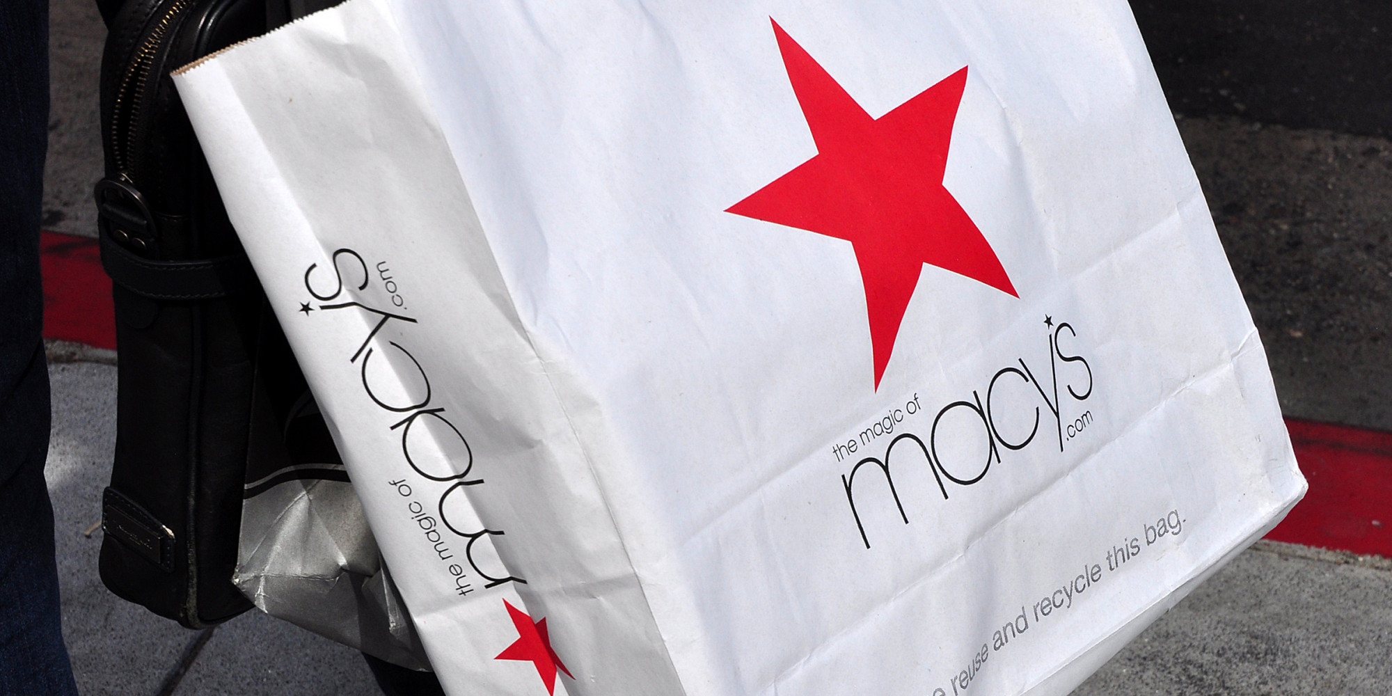 Macy s jacket. Macys package.