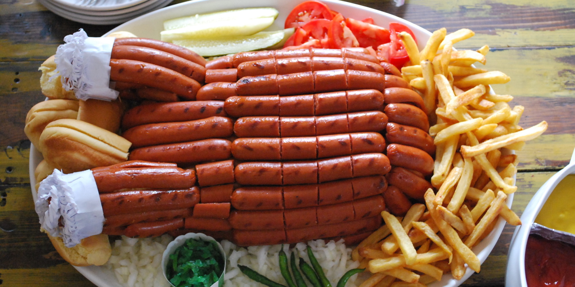 this-is-a-turkey-made-out-of-hot-dogs-huffpost