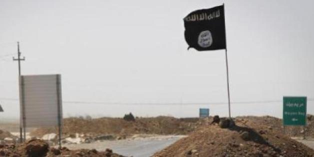 Le drapeau du groupe Etat islamique le 11 septembre 2014