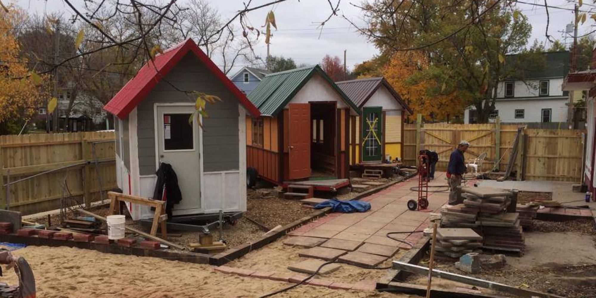 Tiny Houses For Homeless People Put Roofs Over Heads In Time For The