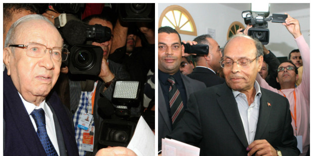 Election présidentielle en Tunisie: Essebsi en tête devant Marzouki, un second tour sera nécessaire