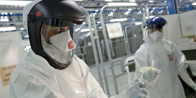 Lance Corporal Chris Paterson shows NHS medics how to put on Personal Protective Equipment (PPE) that they will wear in the British-built Ebola treatment centres in Sierre Leone.
The kit - including overalls, visors, gloves and more - must be put on in the right order to provide maximum protection, as well as removed in a special sequence to reduce risks of contamination.
Doctors, nurses and medics from across the UK's National Health Service are joining Britain's fight against Ebola in Sierra Leone. More than 30 NHS staff will make up the first group of volunteers to be deployed by the UK government.
The NHS volunteers have spent 9 days training at the Army Medical Services Training Centre at Strensall near York in preparation. The facility is a replica of a Sierra Leone Ebola treatment centre.
The group - which includes GPs, nurses, clinicians, psychiatrists and consultants in emergency medicine - will work on testing, diagnosing and treating people who have contracted the deadly virus.
They will work in British-built treatment centres across the country, which when full, will triple Sierra Leoneâs bed capacity.
Find out more about the UK's fight against Ebola in Sierra Leone at: <a href="https://www.gov.uk/government/topical-events/ebola-virus-government-response" rel="nofollow">www.gov.uk/government/topical-events/ebola-virus-governme...</a>
---------------------------------------
Picture: Simon Davis/DFID
<strong>Free-to-use photo</strong>
This image is posted under a <a href="http://creativecommons.org/licenses/by/3.0/" rel="nofollow">Creative Commons - Attribution Licence</a>, in accordance with the <a href="http://www.nationalarchives.gov.uk/doc/open-government-licence/" rel="nofollow">Open Government Licence</a>. You are free to embed, download or otherwise re-use it, as long as you credit the source as 'Simon Davis/DFID'.
