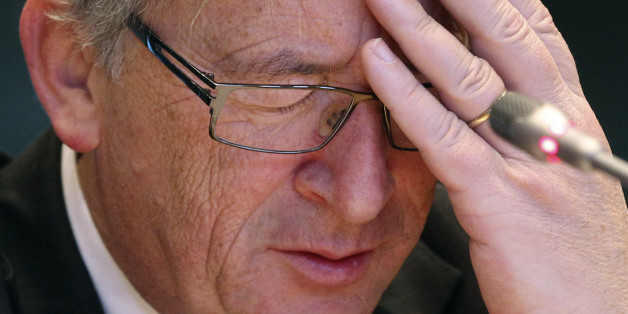 Luxembourg's Prime Minister and Chairman of the Eurogroup Jean-Claude Juncker addresses the Economic and Monetary Committee during a session at the European Parliament in Brussels, Thursday, Jan. 10, 2013. (AP Photo/Yves Logghe)