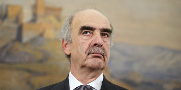 ATHENS, GREECE - JANUARY 10: Greek Parliament's President, Vangelis Meimarakis is seen on January 10, 2014 in Athens, Greece. (Photo by Thomas Trutschel/Photothek via Getty Images)