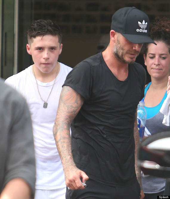 David Beckham And Son Brooklyn ‘Lucky To Be Alive' After Car Smash In ...