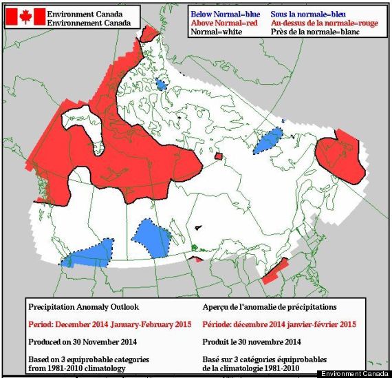 Environment Canada's Winter Weather Forecast Is Reason To Rejoice