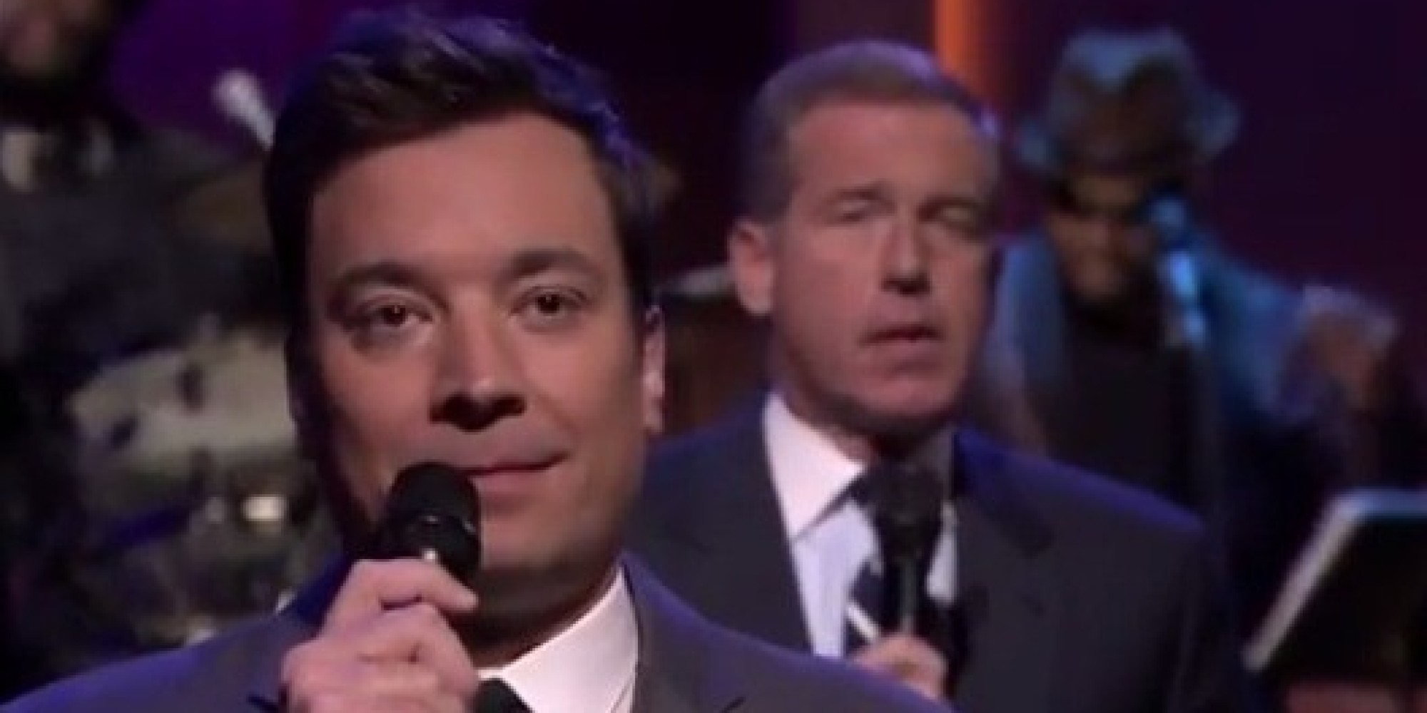 Brian Williams And Jimmy Fallon's Slow Jam On Immigration Is Amazing