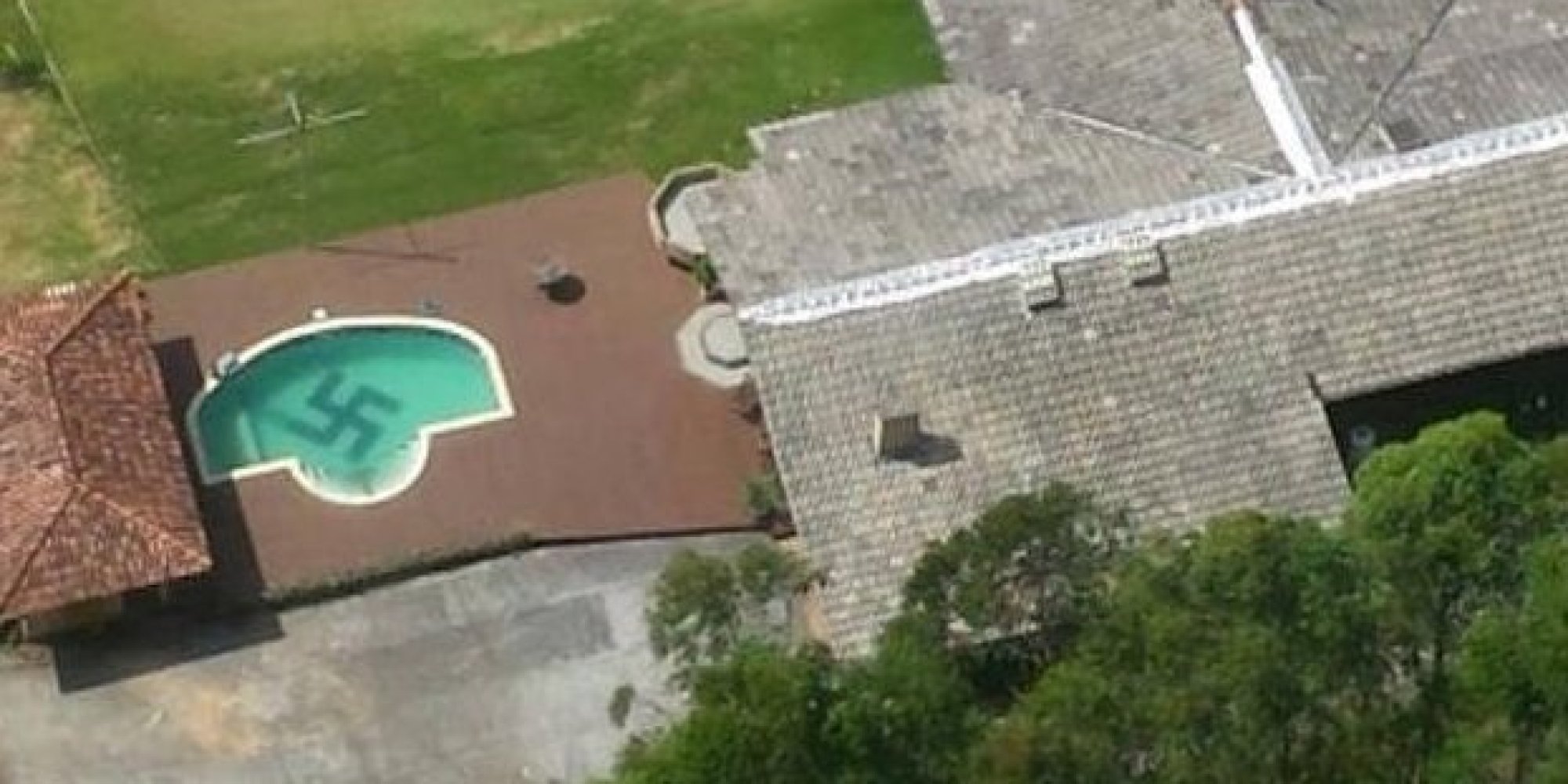 Huge Swastika Spotted At Bottom Of Brazilian Swimming Pool | HuffPost2000 x 1000