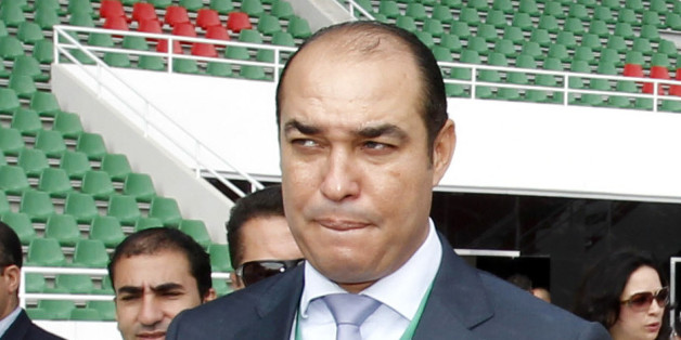 Le ministre de la Jeunesse et des Sports, Mohamed Ouzzine, mardi (30/09/14) à Rabat, lors de la réouverture du complexe sportif Prince Moulay Abdellah.