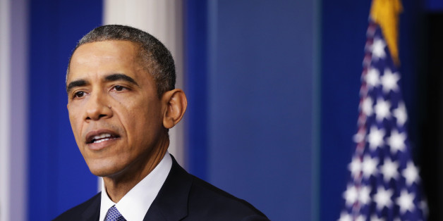 WASHINGTON, DC - DECEMBER 19: U.S. President Barack Obama speaks to members of the media during his last news conference of the year in the James Brady Press Briefing Room of the White House December 19, 2014 in Washington, DC. President Obama faced questions on various topics including the auto industry, U.S. economy, the Sony hack, his executive action on immigration, and his plan on working with a Republican majority Congress. (Photo by Alex Wong/Getty Images)