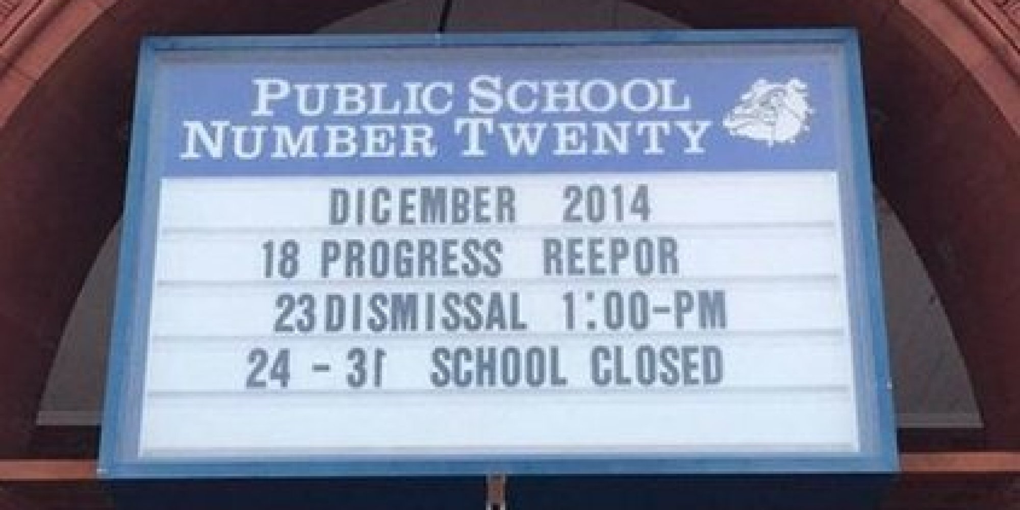 Principal Loses Job Over Misspelled School Sign | HuffPost