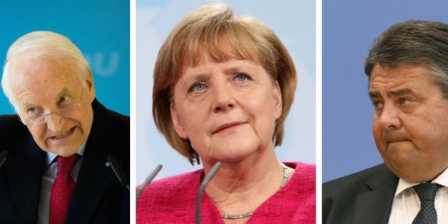 Edmund Stoiber, Angela Merkel, Sigmar Gabriel
