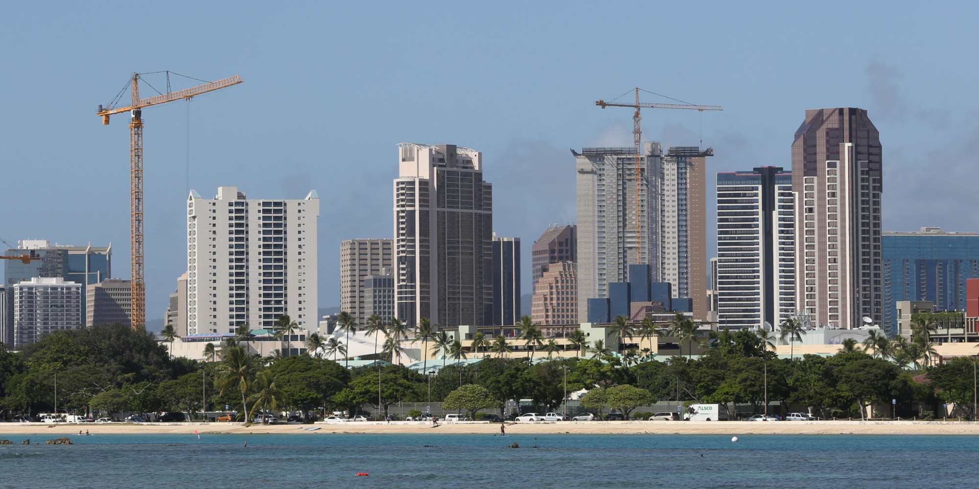 What Does The Future Of Kakaako Development Mean For Honolulu HuffPost   O KAKAAKO CRANES Facebook 