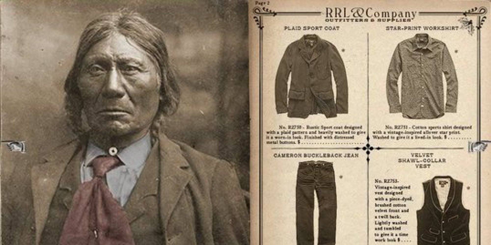 Ralph Lauren's Native American Ads Reveal Sad Truth About 