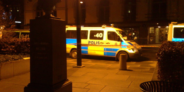 A police car, so what? Well, these are Swedish police cars in Oslo. (Which of course is in Norway, in case you didn't know.)