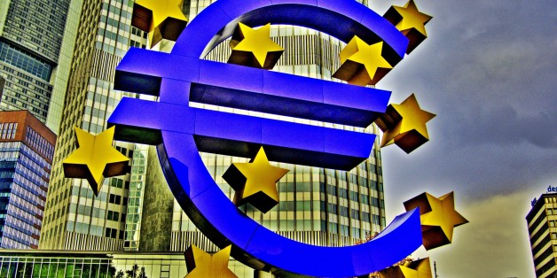 I know it's probably over-egged, but it was fun to do. HDR processed from a single RAW file.
This was taken outside the European Central Bank last month. They're moving to a <a href="http://en.wikipedia.org/wiki/European_Central_Bank_Headquarters">swish new building</a> in 2011.