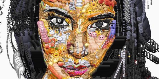 Yung Jack a recréé le portrait de Kim Kardashian en Emojis