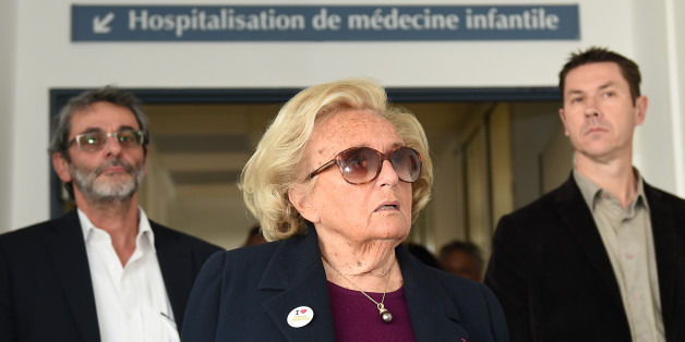 Bernadette Chirac en tournée promotionnelle de l'opération Pièces Jaunes, jeudi 22 janvier à Marseille
