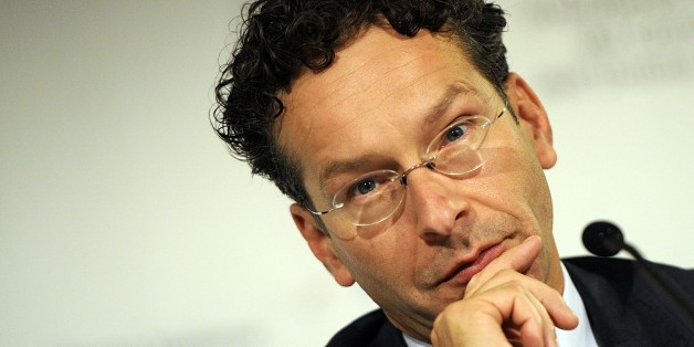 Chairman of the so-called Eurogroup of finance ministers Jeroen Dijsselbloem speaks at a meeting, in Milan, Italy, Friday, Sept. 12, 2014. Eurozone finance ministers on Friday signaled their support for Draghinomics, backing European Central Bank head Mario Draghi's call for greater structural reforms to ensure investor confidence. Chairman of the so-called Eurogroup of finance ministers Jeroen Dijsselbloem said the European Central Bank's monetary police "needs to be complemented by a credible mix of fiscal policies, structural reforms and investment," as the eurozone's efforts shift from ensuring financial stability to promoting growth. (AP Photo/Giuseppe Aresu)