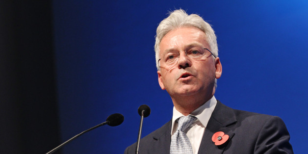 LONDON, ENGLAND - OCTOBER 31: Minister of State for International Development Alan Duncan presents at the closing ceremony of the World Islamic Economic Forum at ExCel on October 31, 2013 in London, England. (Photo by Miles Willis/Getty Images for 9th World Islamic Economic Forum)