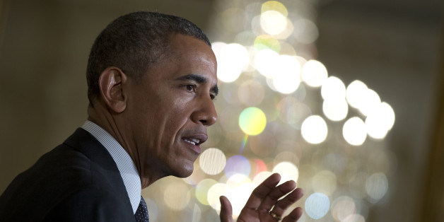 President Barack Obama speaks in the East Room of the White House in Washington, Friday, Jan. 30, 2015, where he called for an investment to move away from one-size-fits-all-medicine, toward an approach that tailors treatment to your genes. (AP Photo/Carolyn Kaster)