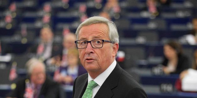 STRASBOURG, FRANCE - OCTOBER 22: The General Assembly of the European Parliament has approved an EU Commission led by Jean-Claude Juncker by 423 votes to 209. Jean-Claude Juncker is seen at the parliament in Strasbourg, France on October 22, 2014. (Photo by Dursun Aydemir/Anadolu Agency/Getty Images)