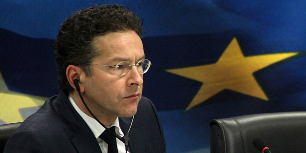 ATHENS, GREECE - JANUARY 30: Eurogroup chairman Jeroen Dijsselbloem holds a press conference after their meeting in Athens on January 30, 2015. (Photo by Ayhan Mehmet/Anadolu Agency/Getty Images)
