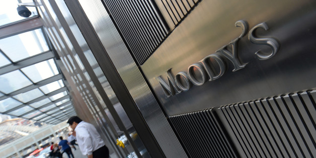 NEW YORK, UNITED STATES - MAY 21: Moody's, leading international credit rating institution, is seen on the photo in New York, United States on 21 May, 2014. Leading financial institutions of country are present at Wall Street and they are regarded as not only USA's crucial economic points but also heart of the world economy. They dominate the economic situation of country with their decisions and statement of numbers. (Photo by Cem Ozdel/Anadolu Agency/Getty Images)