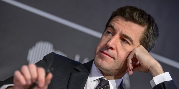 The managing director of the French business bank Lazard France, Matthieu Pigasse, attends on November 21, 2012 the 'What development strategies should African companies employ?' plenary session at the first Africa CEO Forum in Geneva. AFP PHOTO / FABRICE COFFRINI (Photo credit should read FABRICE COFFRINI/AFP/Getty Images)