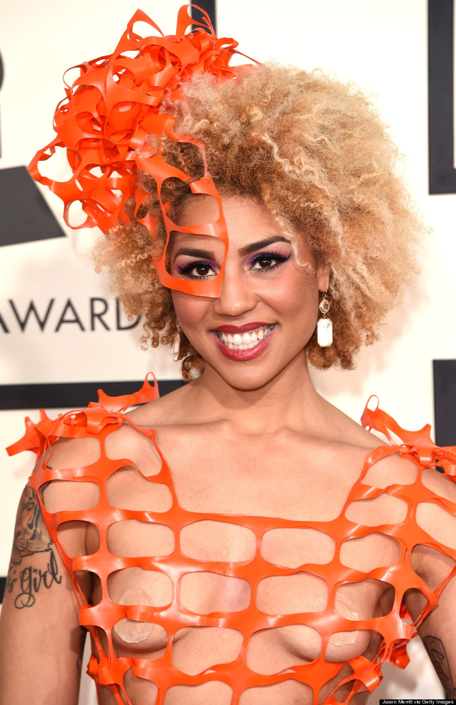 Joy Villa's Grammys 2015 Dress Is A First For The Red ...