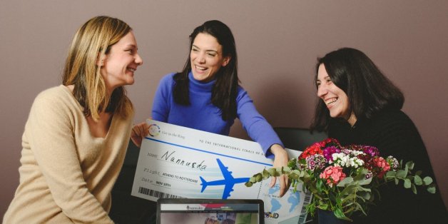H Λέλα Δρίτσα Ψαρρού, η Νάταλι Λεβή και η Κατερίνα Λάμπρου