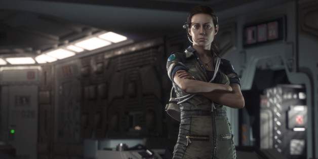 FILE -This file image released by Sega shows a scene from the video game "Alien: Isolation," featuring the character Amanda Ripley. At last week's Electronic Entertainment Expo, video game developers hyped upcoming titles featuring assassins, super-soldiers, vigilantes and demon hunters. The lack of female protagonists at E3 highlighted an ongoing issue that continues to haunt the video game industry. (AP Photo/Sega, file)