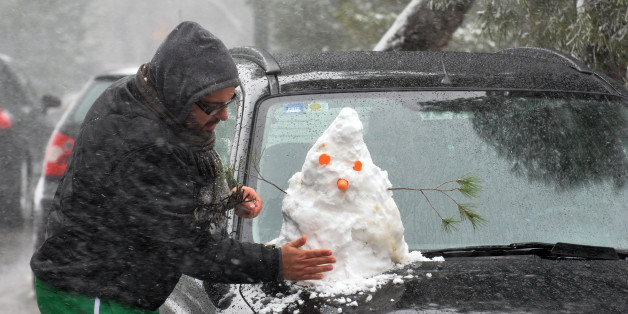 ΣΦΟΔΡΗ ΧΙΟΝΟΠΤΩΣΗ ΣΤΗΝ ΠΑΝΗΘΑ, 10/2/2015