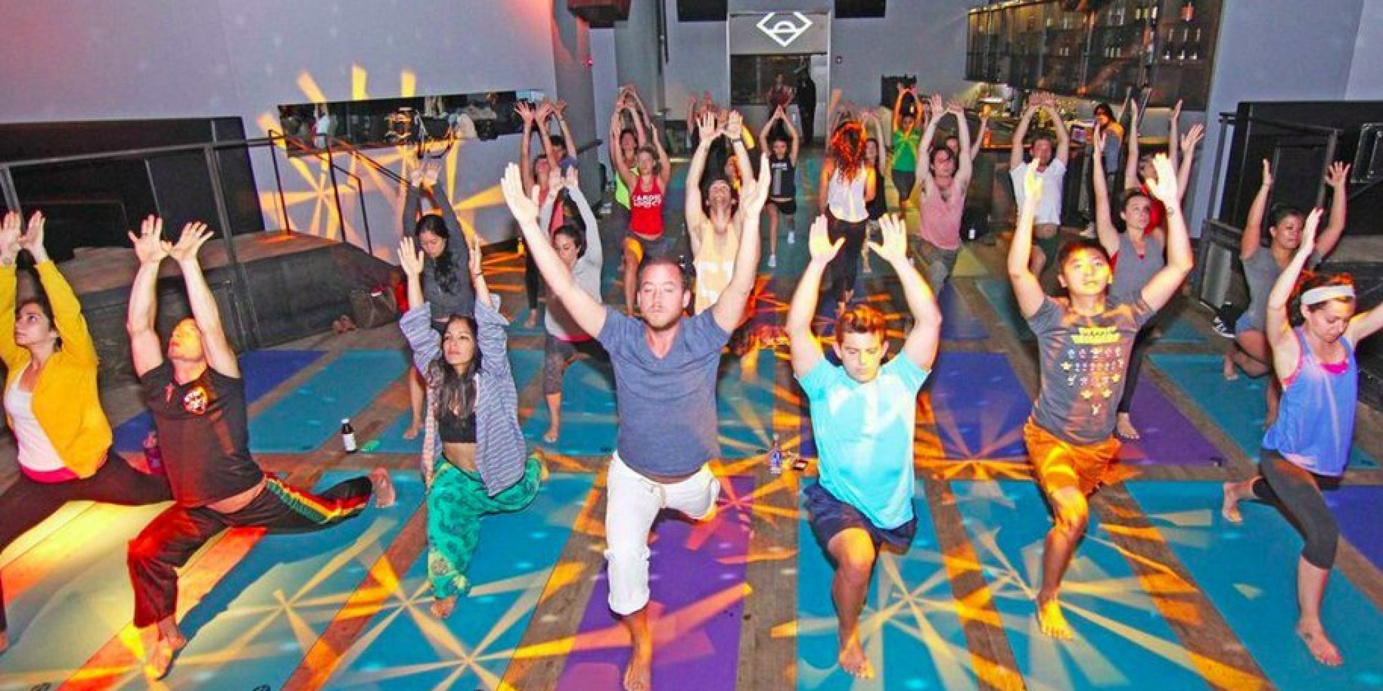 Yoga In A Club With A Live DJ Will Make You Feel Like An Actual Warrior