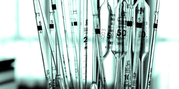 pipettes in laboratory