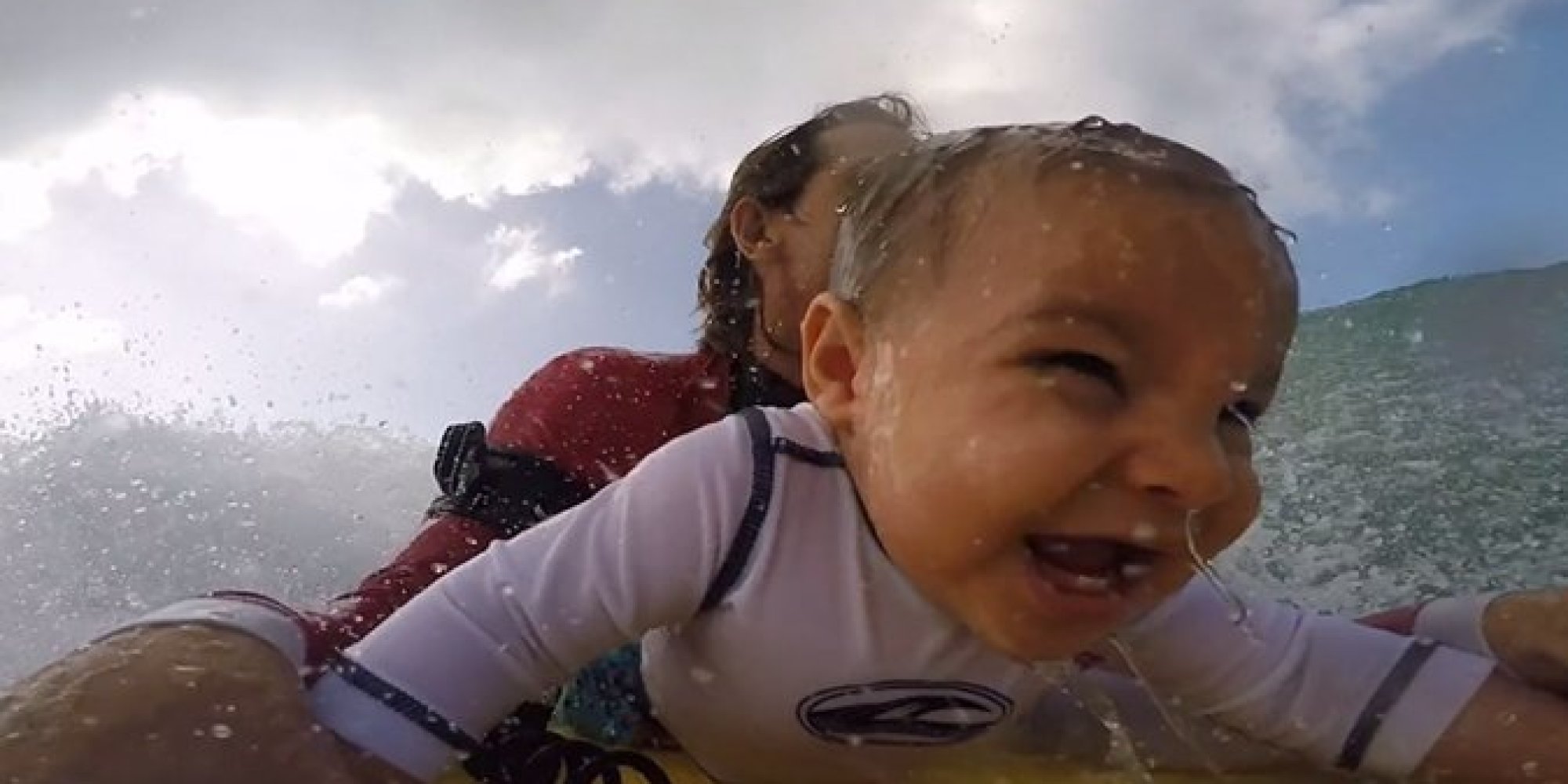 Baby Surfing First Wave Is The Epitome Of Pure Bliss | HuffPost