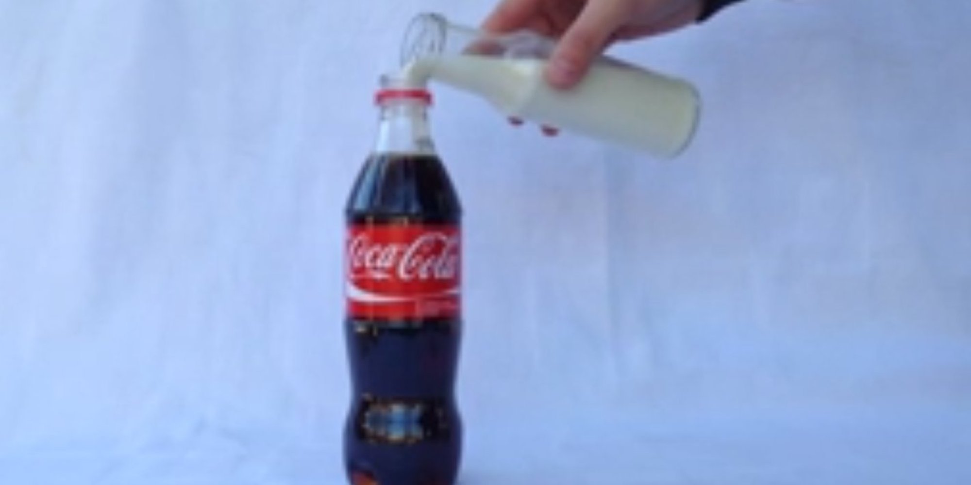 coca cola milk experiment