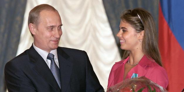 Rencontre entre le président Vladimir Poutine et la gymnaste Alina Kabayeva en 2001
