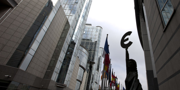 BRUSSELS, BELGIUM - SEPTEMBER 10: External view of the building of the European Union EU on September 10, 2010 in Brussels, Belgium. (Photo by EyesWideOpen/Getty Images)