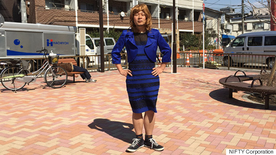 林さんはこのドレスを着て、プレゼンまでこなしている。さすがだ。