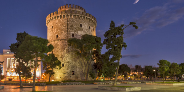 The White Tower of Thessaloniki ,is a monument and museum on the waterfront of the city of Thessaloniki, capital of the region of Macedonia in northern Greece. The present tower replaced an old Byzantine fortification which was mentioned around the 12th century and reconstructed by the Ottomans to fortify the city's harbour; it became a notorious prison and scene of mass executions during the period of Ottoman rule. It was substantially remodeled and its exterior was whitewashed after Greece gained control of the city in 1912. It has been adopted as the symbol of the city.