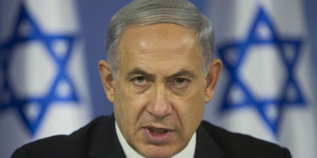 FILE - In this Aug. 2, 2014 file photo, Israeli Prime Minister Benjamin Netanyahu speaks to the media during a press conference at the defense ministry in Tel Aviv, Israel. If Netanyahu can lead his Likud Party to victory and secure a fourth term in office, he will be well on his way to overtaking the nationâs iconic founding father, David Ben-Gurion, as the longest-ever serving premier _ and cementing a status as the dominant Israeli politician of the past two decades. (AP Photo/Oded Balil