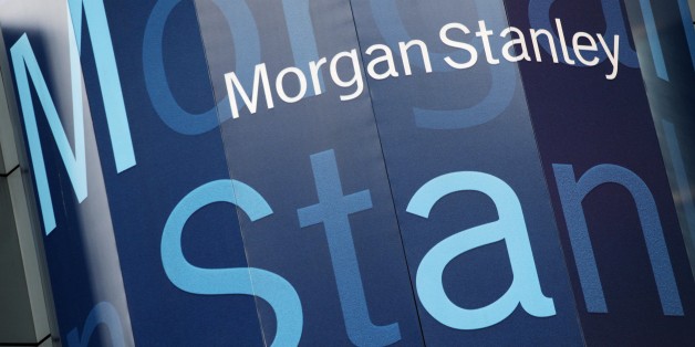 FILE - In this Oct. 18, 2011, file photo, the Morgan Stanley logo is displayed on its Times Square building. Morgan Stanley has agreed to pay $2.6 billion to settle federal charges over its role in the mortgage bubble and subsequent financial crisis. (AP Photo/Mark Lennihan, File)