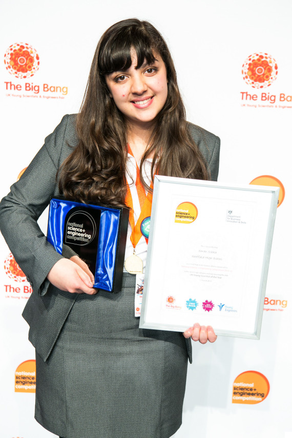 Teenager Sarah Sobka Crowned UK Young Scientist of the Year